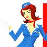 Флешмоб от сотрудниц авиакомпании