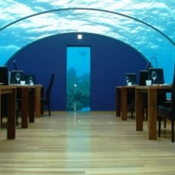 В Индии появился первый подводный ресторан.